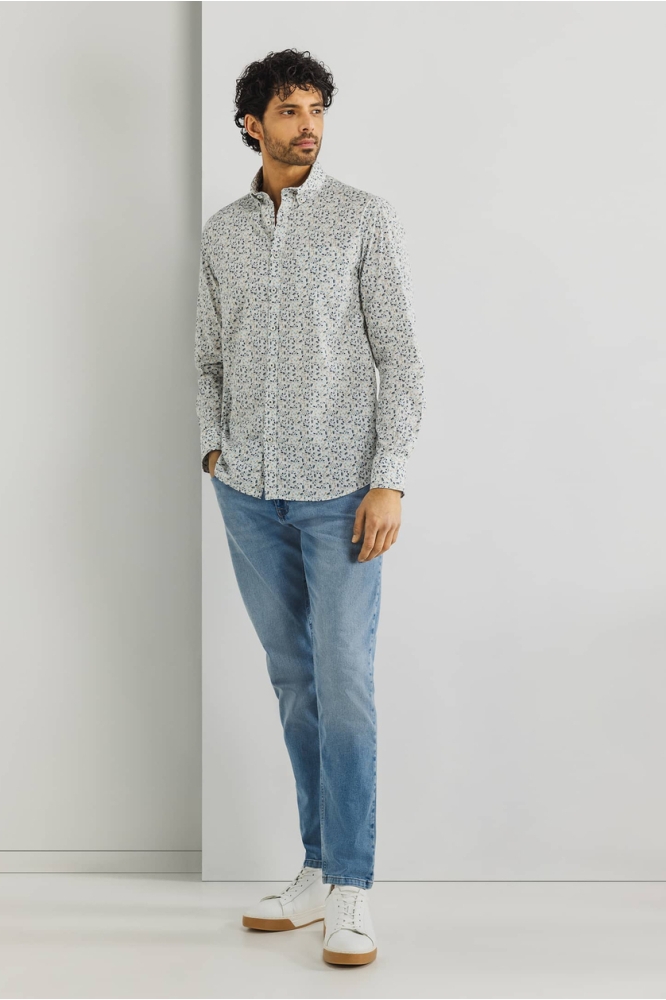 POPLIN OVERHEMD MET BOTANISCHE PRINT 21415182 1152